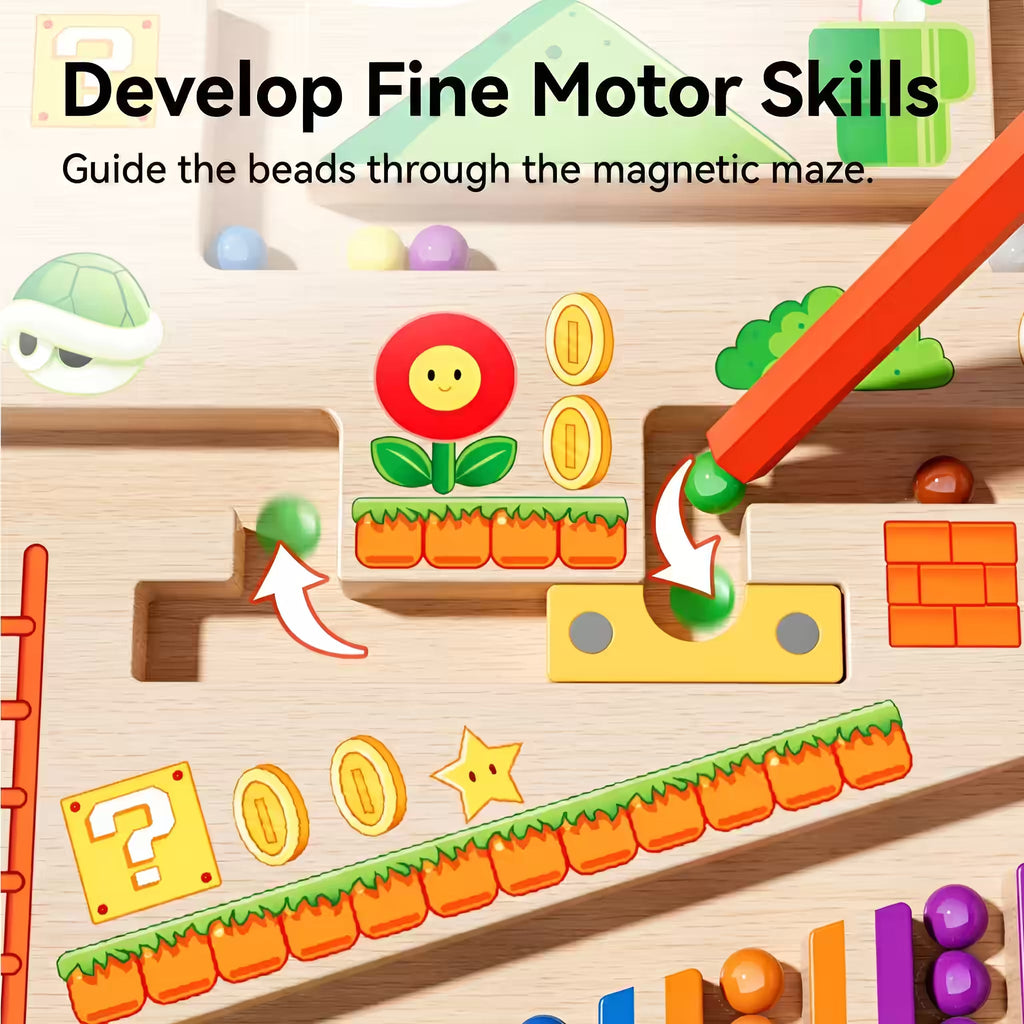 Mario Maze™ - Montessori Learning Activity Board (Big Size)