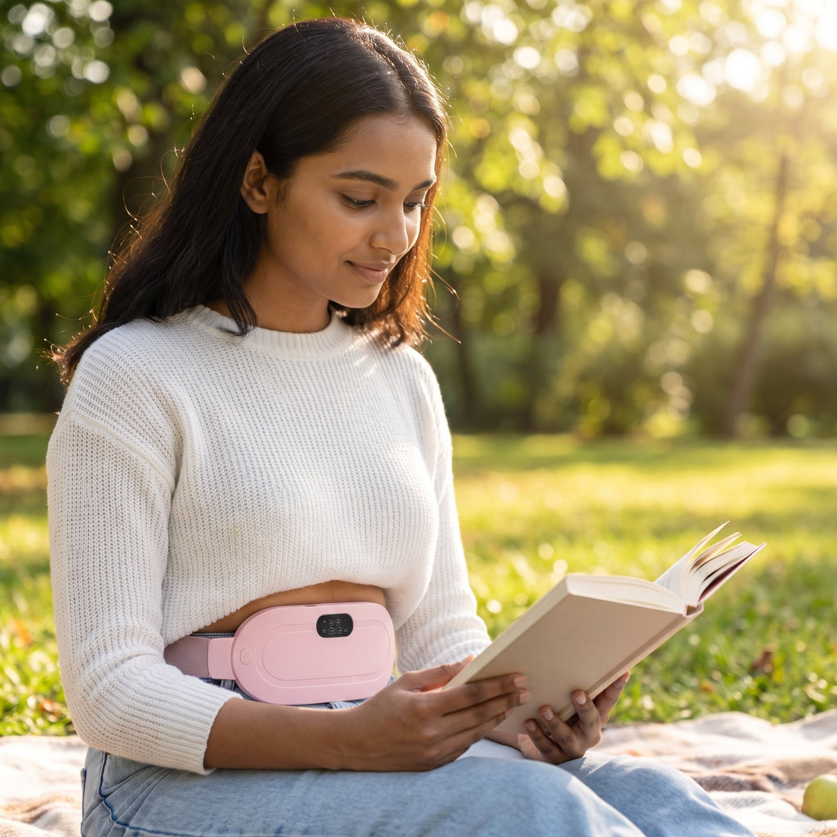 Period Pain Relief Massager – Portable Heat Therapy Device for Menstrual Cramps