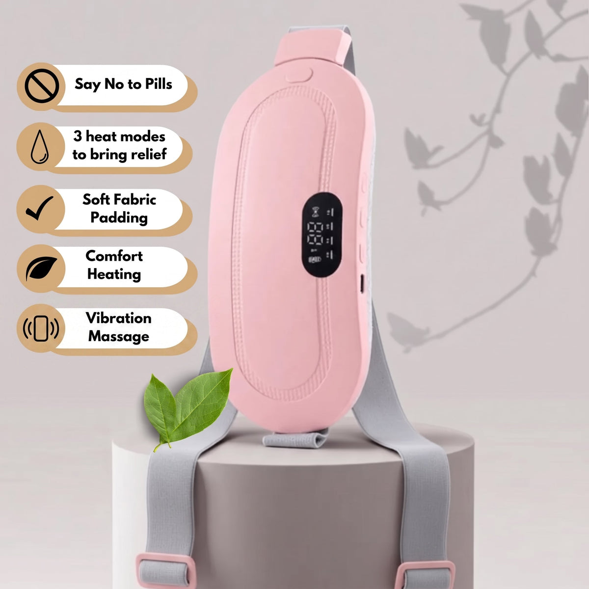 Period Pain Relief Massager – Portable Heat Therapy Device for Menstrual Cramps