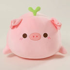 PETAL PIGGY KAWAII FLOWER PLUSH PILLOW