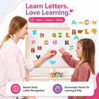 TinyPal™ Bright Animal Alphabet Magnets For Magnetic Surfaces